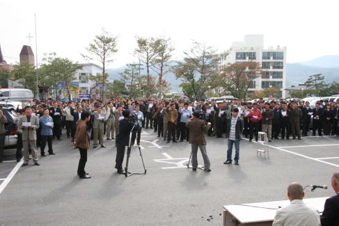 2005. 10. 28 영덕군청 직협삭발식