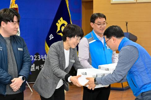 2023. 2. 28 제3대 군청 공무원 노동조합 출범식 사진