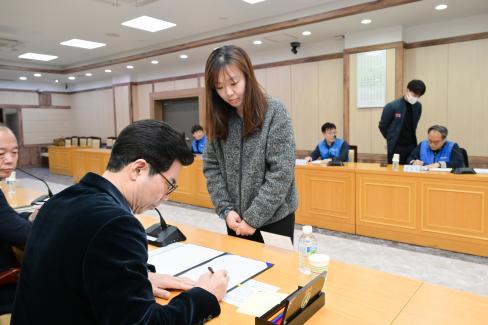 2024. 3. 4 영덕군청 공무원노동조회 단체협약 체결식 사진