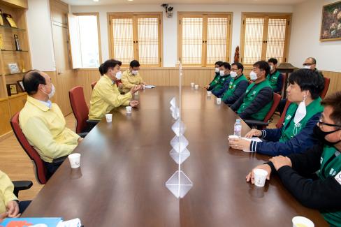 2020. 10. 28 전국민주연합노동조합 협약 체결식 사진