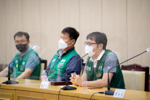 2021. 5. 27 민주노동조합 임금 교섭 상견례 사진