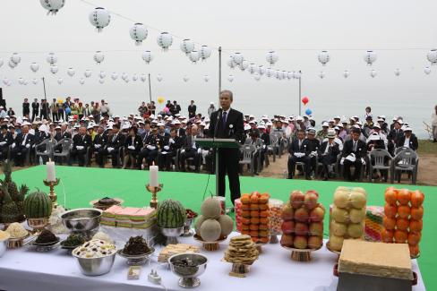 2009. 9. 14 제30회 장사상륙작전 전몰용사 합동위령제 사진