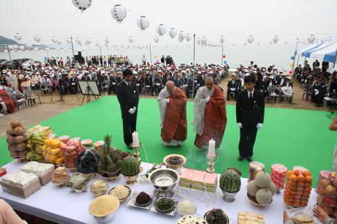 2009. 9. 14 제30회 장사상륙작전 전몰용사 합동위령제 사진