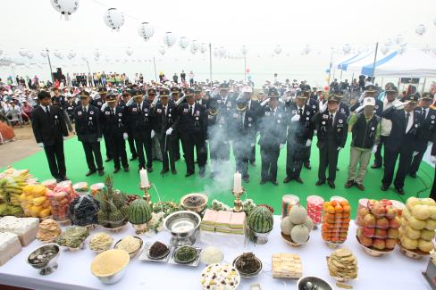 2009. 9. 14 제30회 장사상륙작전 전몰용사 합동위령제 사진