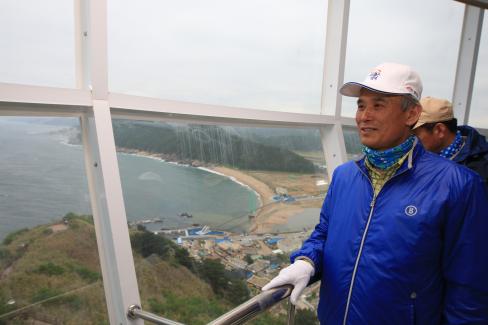2011. 5월 축산면 죽도산 전망대 개관식 사진