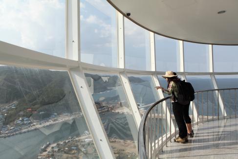 2011. 5월 축산면 죽도산 전망대 개관식 사진