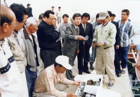 2001년 수산종묘(전복)방류