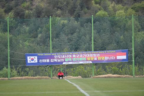 2022 인도네시아 축구대표팀 평가전 사진